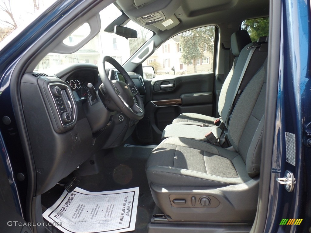 Jet Black Interior 2019 Chevrolet Silverado 1500 LT Crew Cab 4WD Photo #132719910