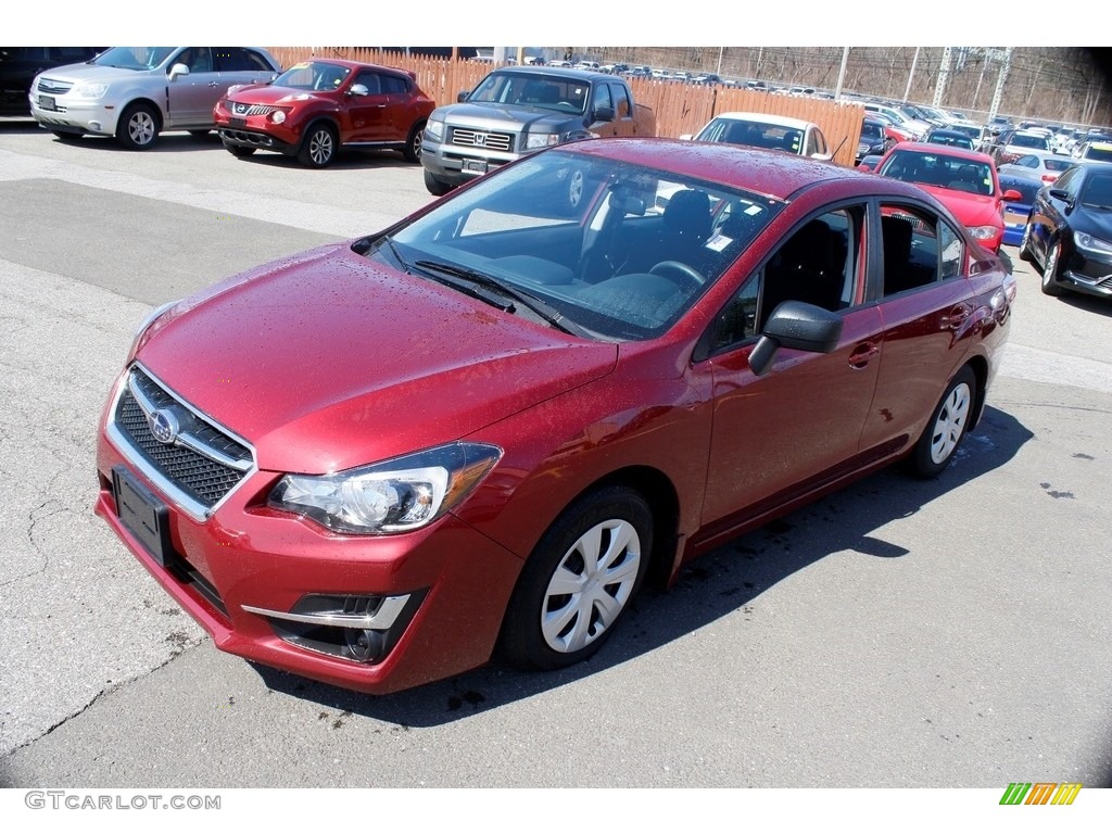 2016 Impreza 2.0i 4-door - Venetian Red Pearl / Black photo #1