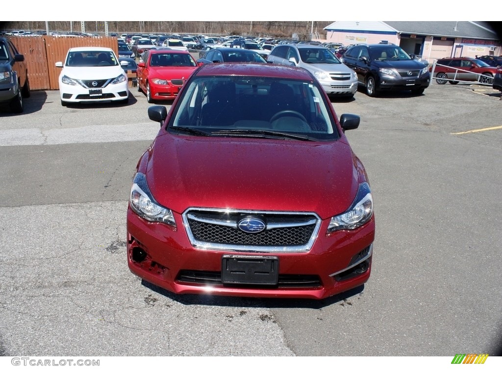 2016 Impreza 2.0i 4-door - Venetian Red Pearl / Black photo #2