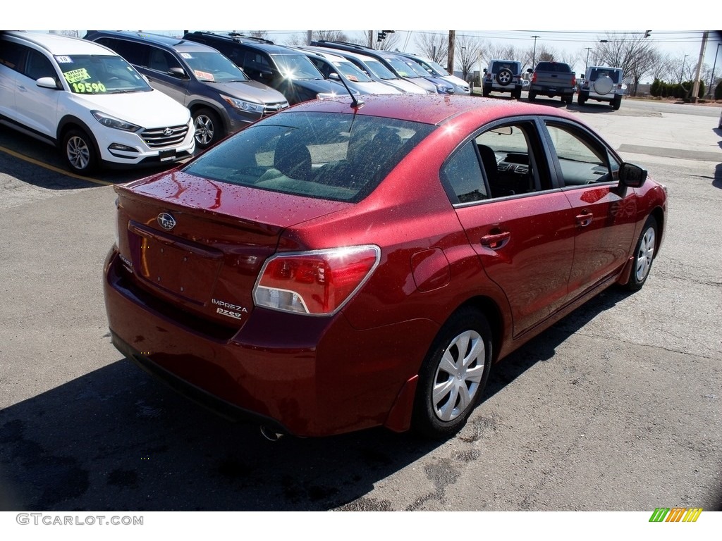 2016 Impreza 2.0i 4-door - Venetian Red Pearl / Black photo #5