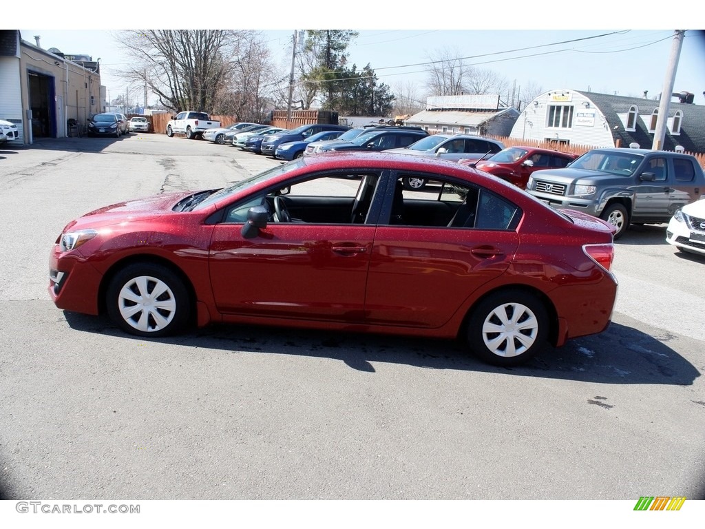 2016 Impreza 2.0i 4-door - Venetian Red Pearl / Black photo #8