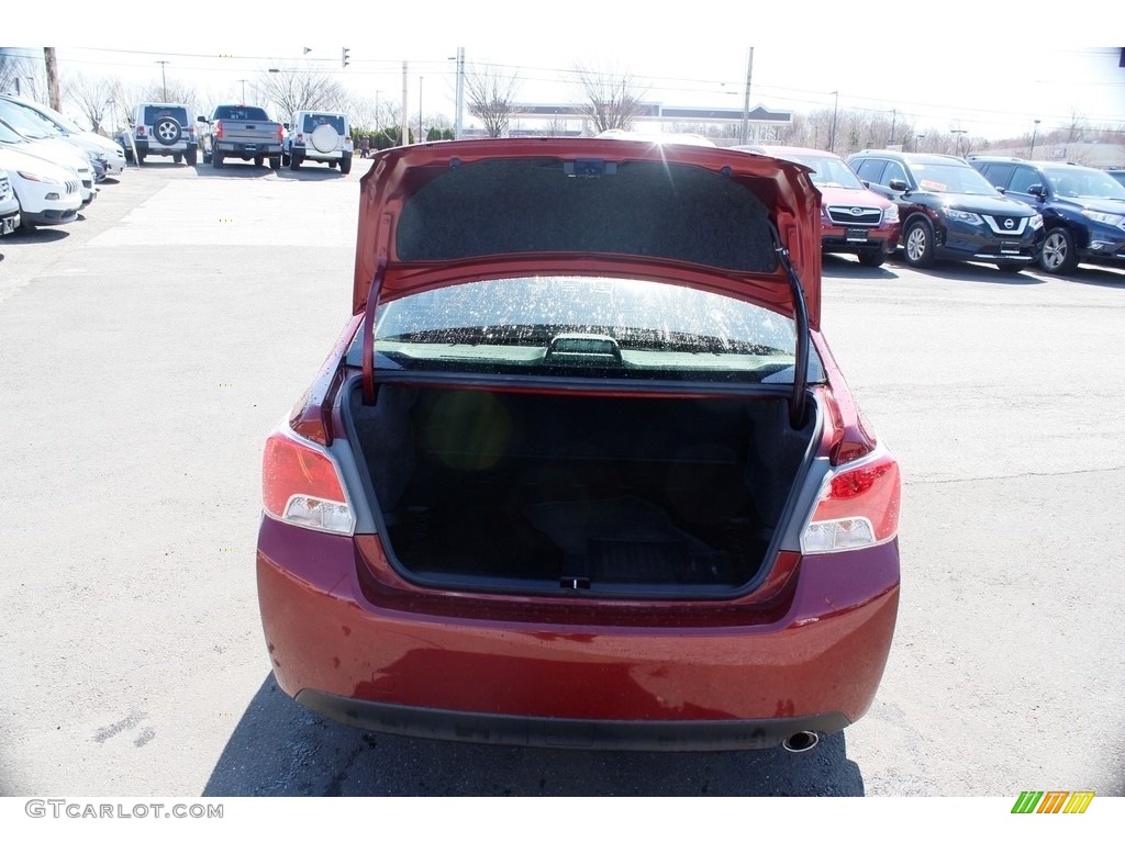 2016 Impreza 2.0i 4-door - Venetian Red Pearl / Black photo #13