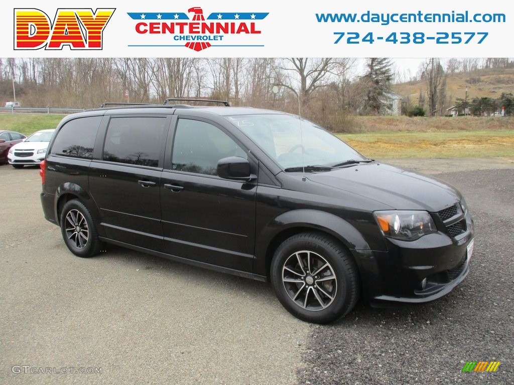 2017 Grand Caravan GT - Black Onyx / Black photo #1