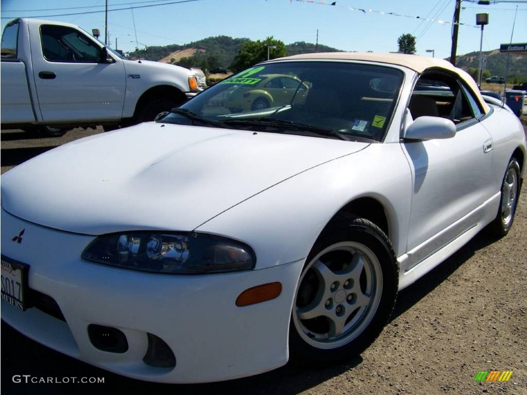 1999 Eclipse Spyder GS - Northstar White / Tan photo #1