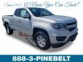 Silver Ice Metallic 2019 Chevrolet Colorado WT Extended Cab