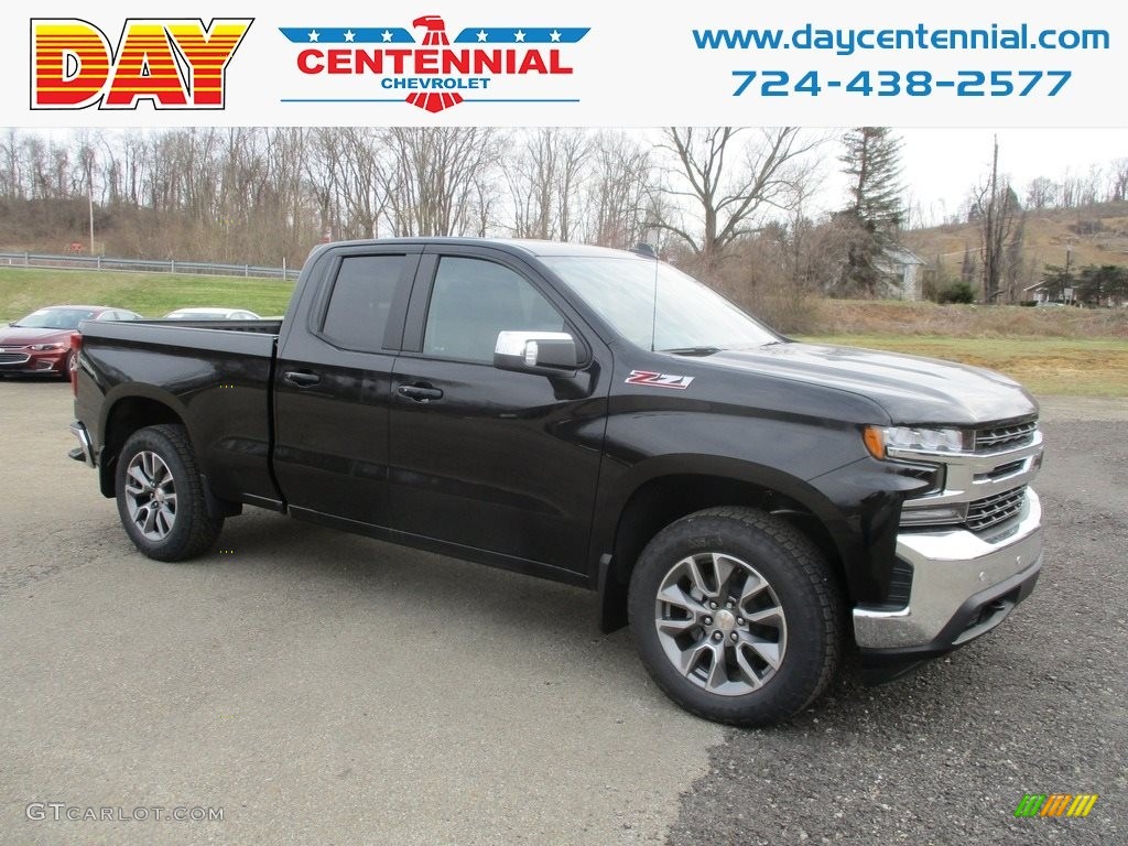 2019 Silverado 1500 LT Double Cab 4WD - Black / Jet Black photo #1