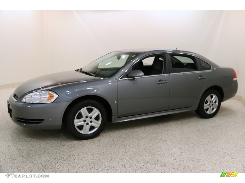 2009 Impala LS - Dark Silver Metallic / Ebony photo #3