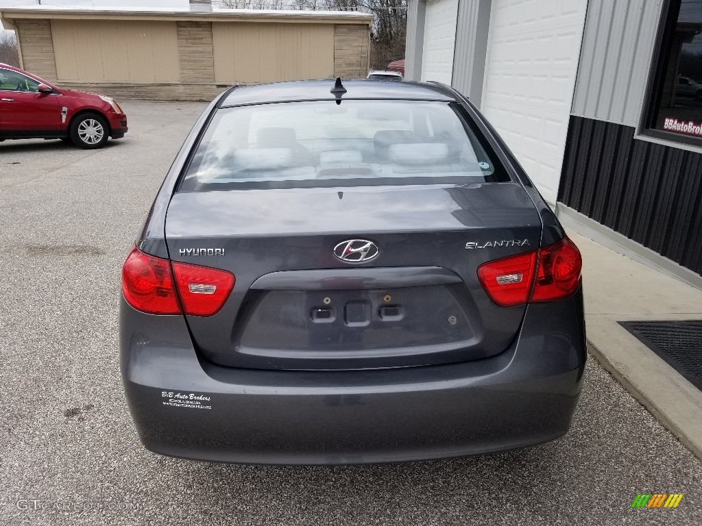 2009 Elantra GLS Sedan - Carbon Gray / Gray photo #4