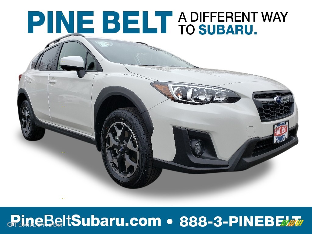 2019 Crosstrek 2.0i Premium - Crystal White Pearl / Black photo #1
