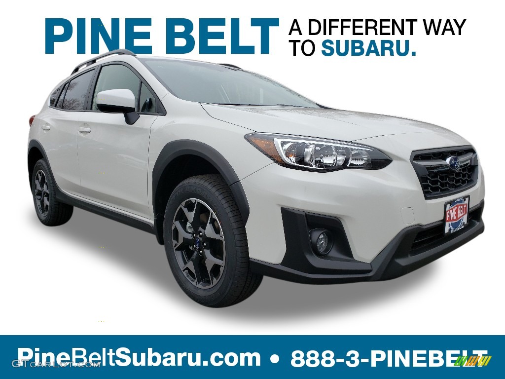 2019 Crosstrek 2.0i Premium - Crystal White Pearl / Black photo #1