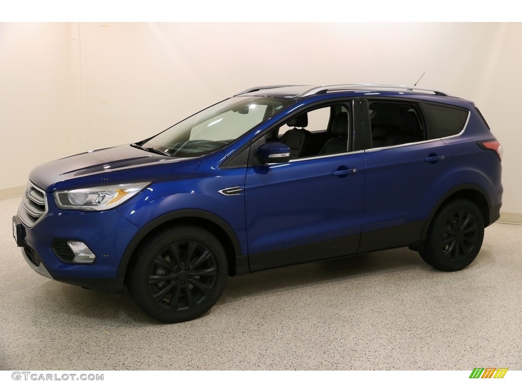 2017 Escape Titanium 4WD - Lightning Blue / Charcoal Black photo #3