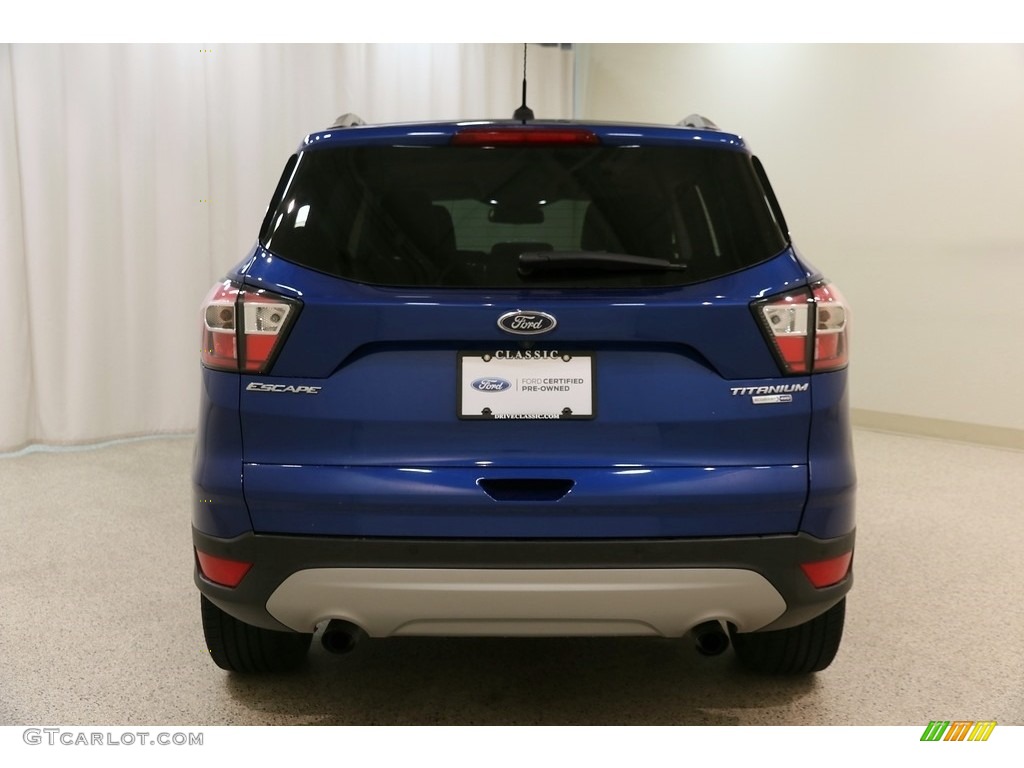 2017 Escape Titanium 4WD - Lightning Blue / Charcoal Black photo #20