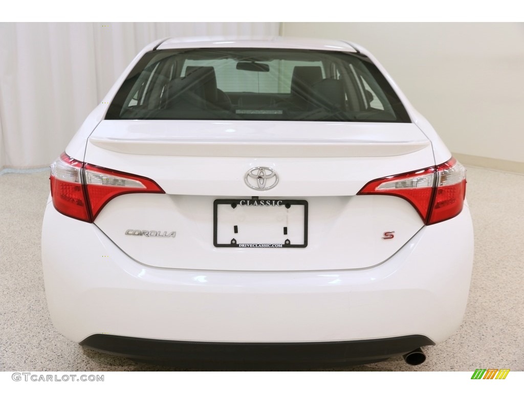 2016 Corolla S Plus - Super White / Black photo #18