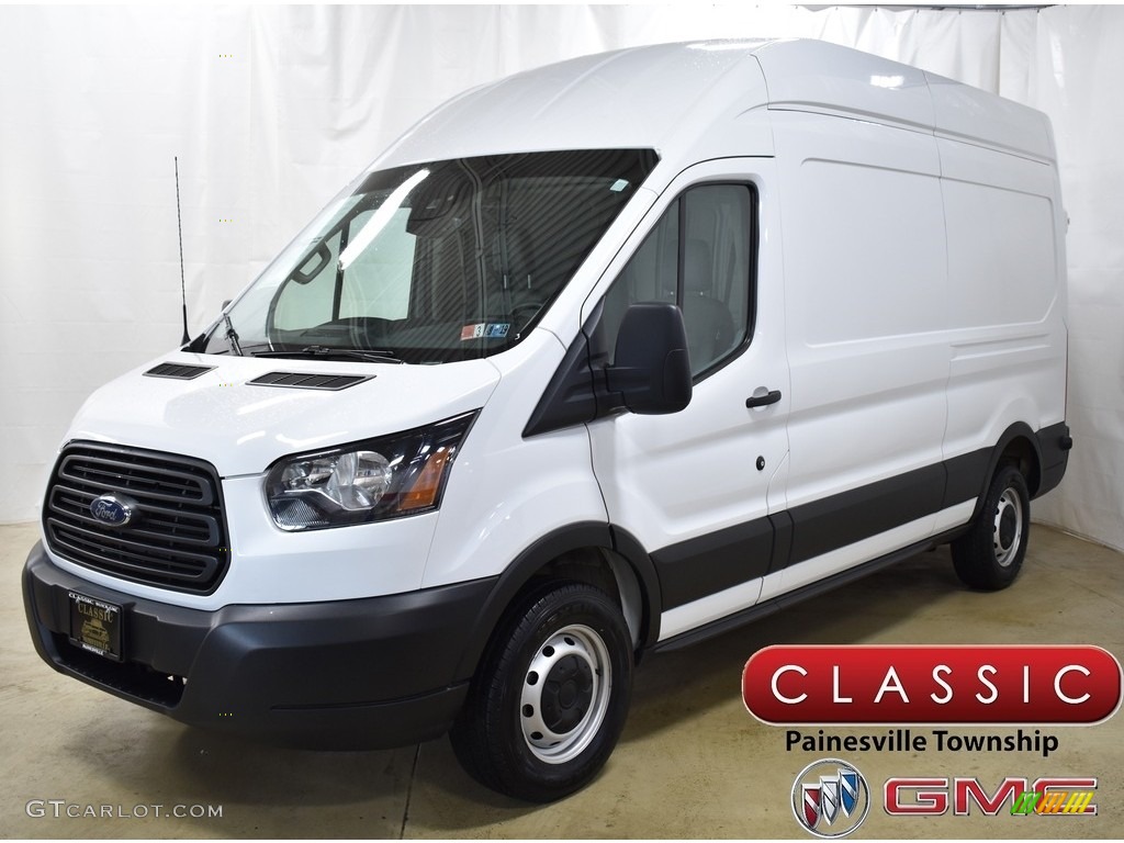 2019 Transit Van 250 HR Long - Oxford White / Charcoal black photo #1