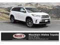 2019 Blizzard Pearl White Toyota Highlander XLE AWD  photo #1