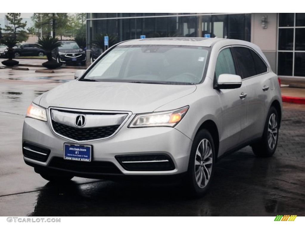 2015 MDX SH-AWD Technology - Silver Moon / Ebony photo #3