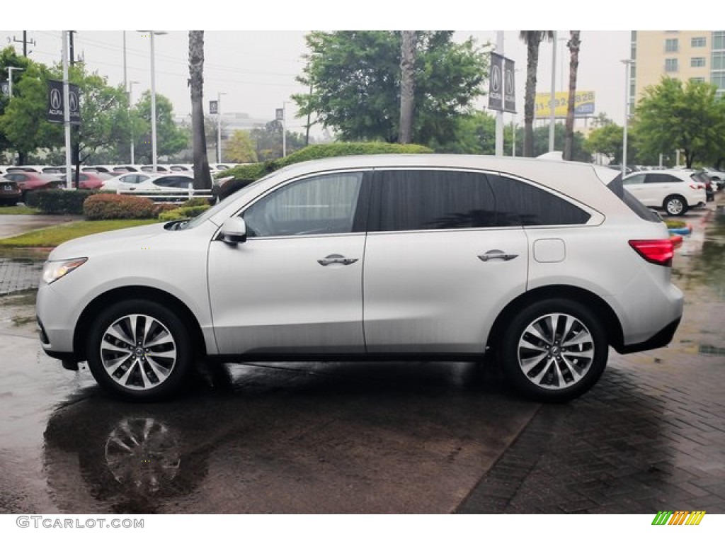 2015 MDX SH-AWD Technology - Silver Moon / Ebony photo #4