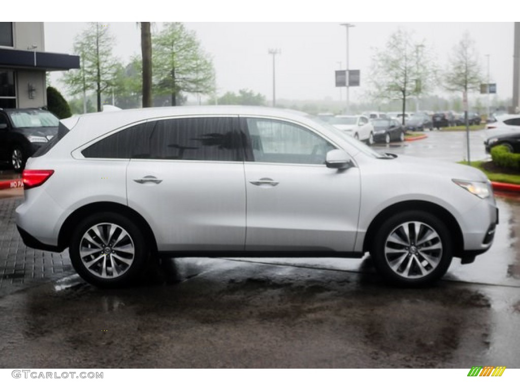 2015 MDX SH-AWD Technology - Silver Moon / Ebony photo #8