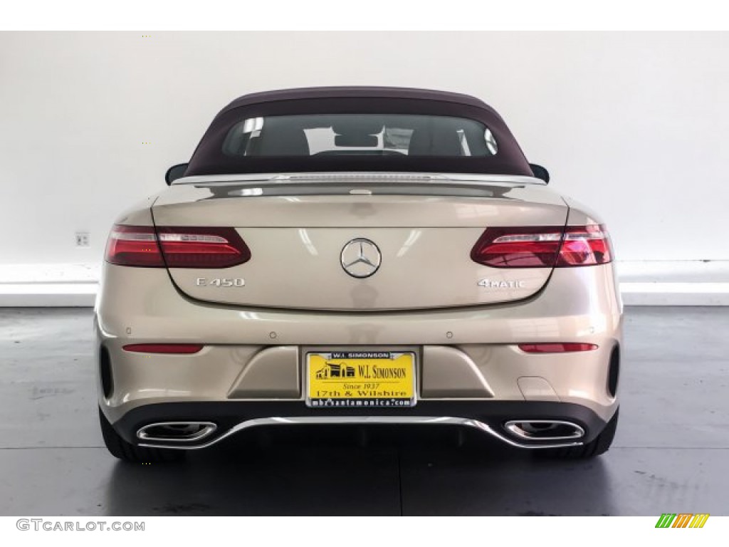 2019 E 450 4Matic Sedan - Dune Silver Metallic / Saddle Brown/Black photo #3