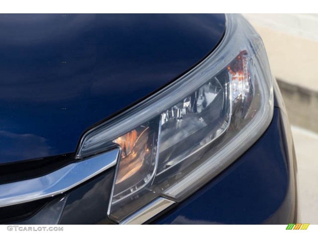 2016 CR-V SE - Obsidian Blue Pearl / Gray photo #9