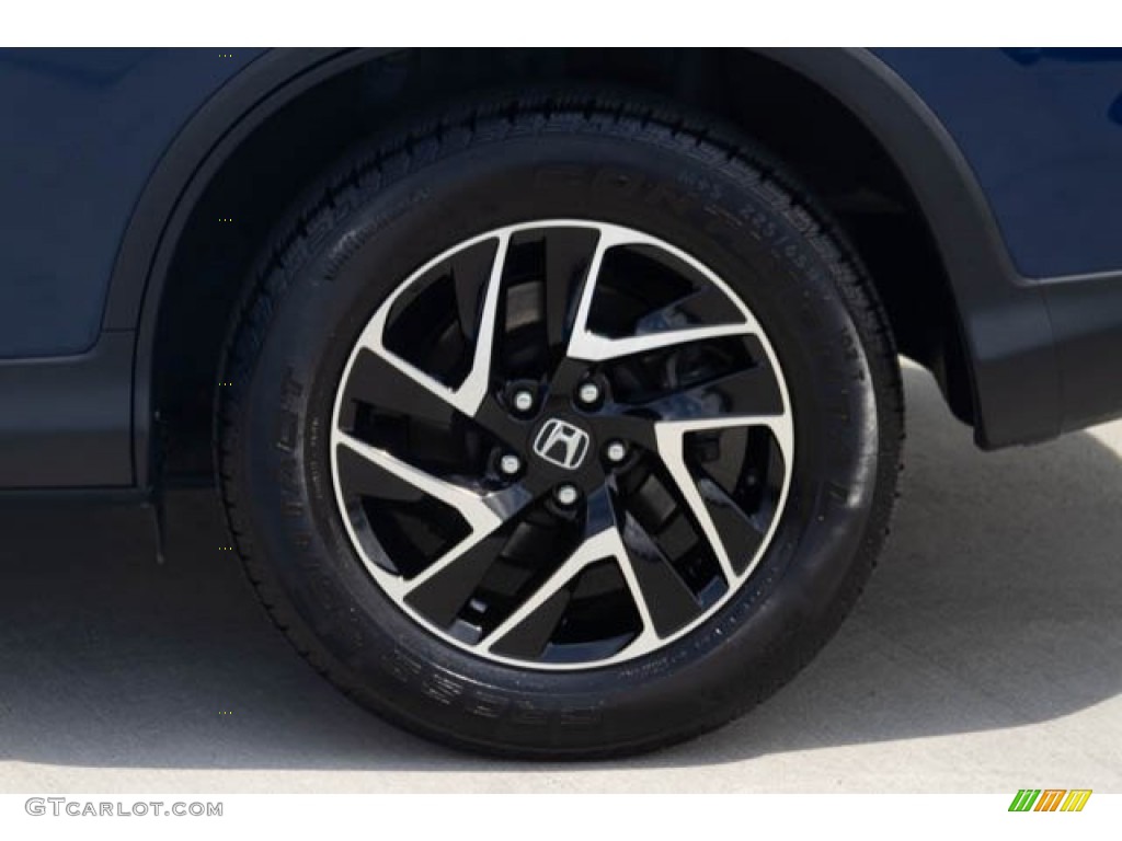 2016 CR-V SE - Obsidian Blue Pearl / Gray photo #32
