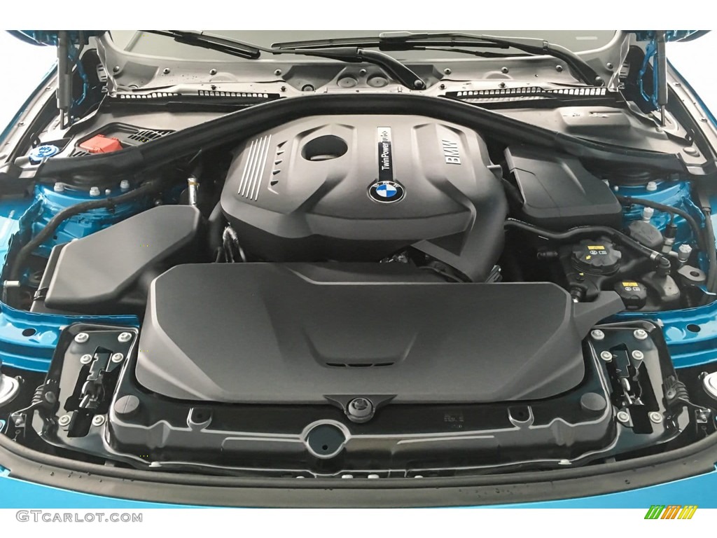 2019 4 Series 430i Coupe - Snapper Rocks Blue Metallic / Black photo #8