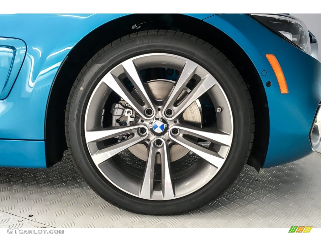 2019 4 Series 430i Coupe - Snapper Rocks Blue Metallic / Black photo #9