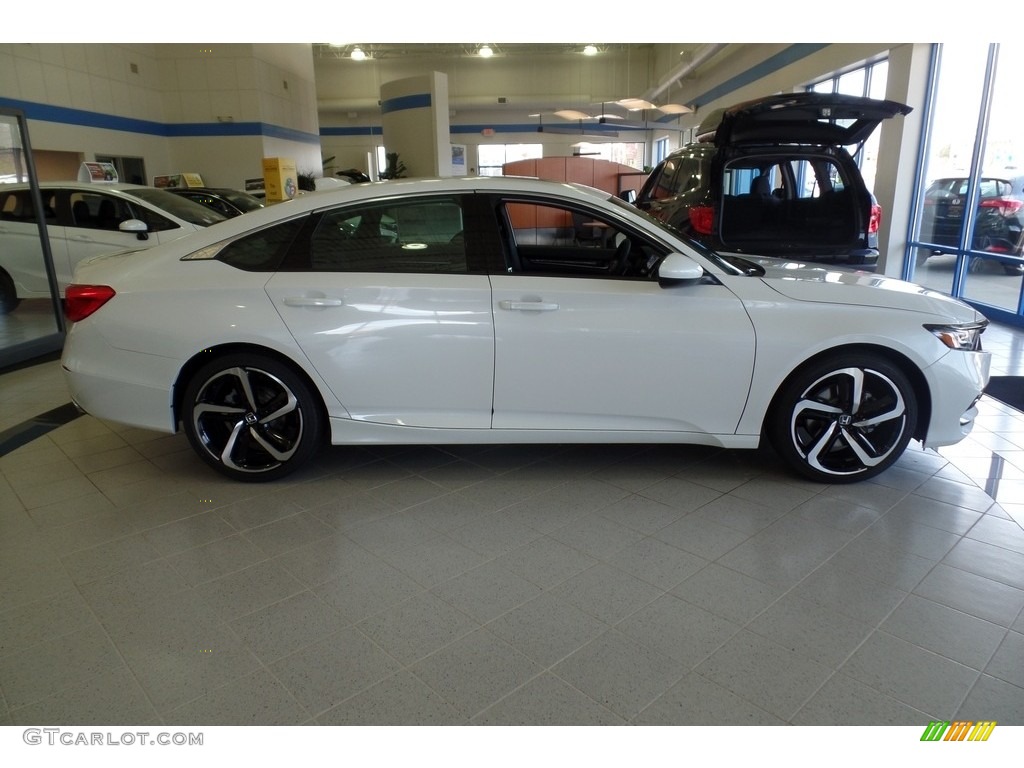 2019 Accord Sport Sedan - Platinum White Pearl / Black photo #4