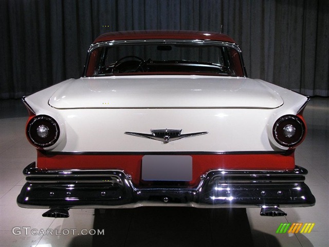 1957 Fairlane Skyliner - Red / Red/White photo #20