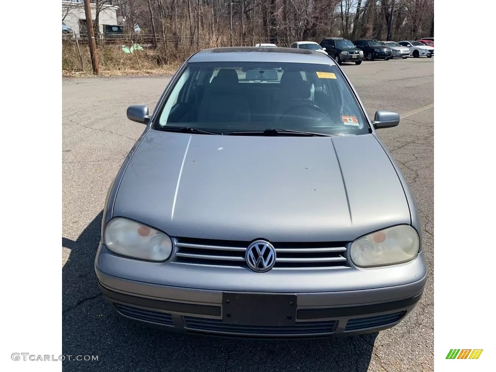 2005 GTI 1.8T - Silverstone Grey Metallic / Black/Red photo #8