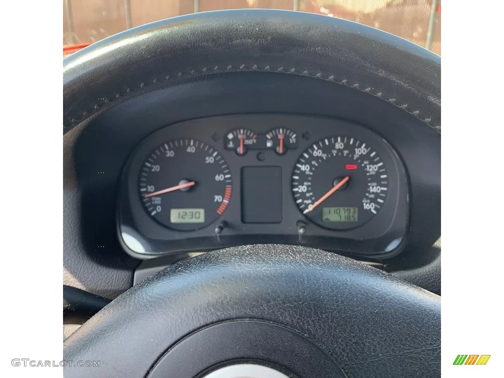 2005 GTI 1.8T - Silverstone Grey Metallic / Black/Red photo #14