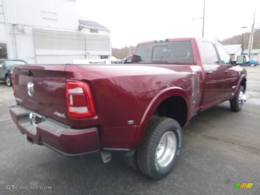 2019 3500 Laramie Crew Cab 4x4 - Delmonico Red Pearl / Black photo #6