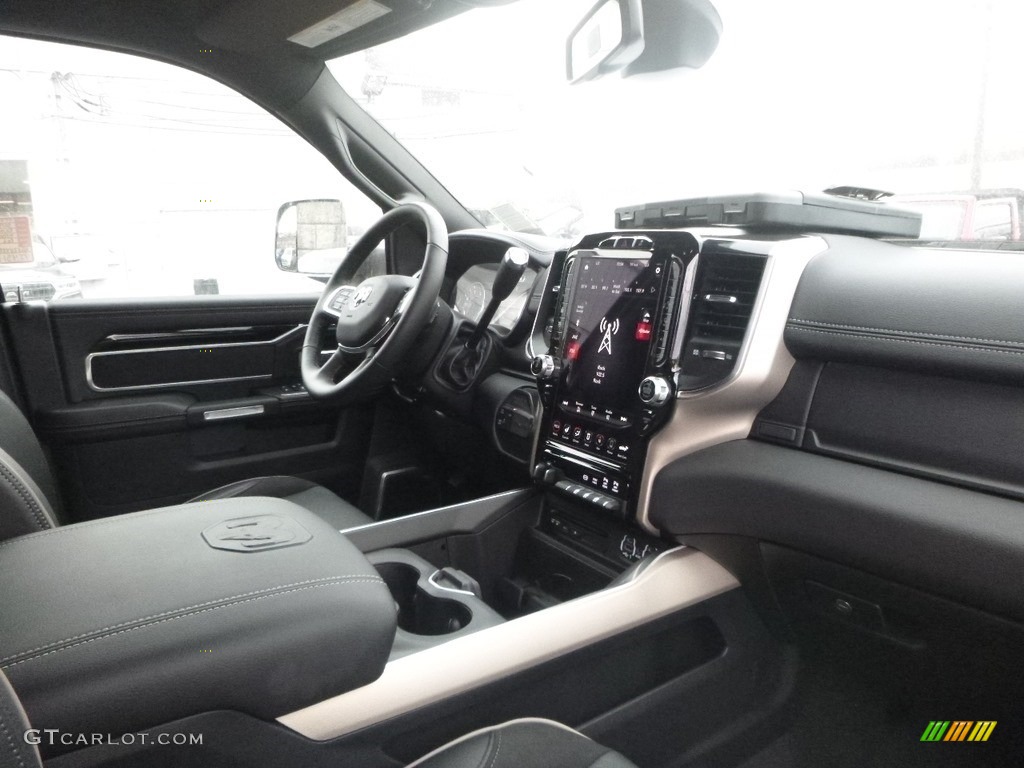 2019 Ram 3500 Laramie Crew Cab 4x4 Black Dashboard Photo #132740596