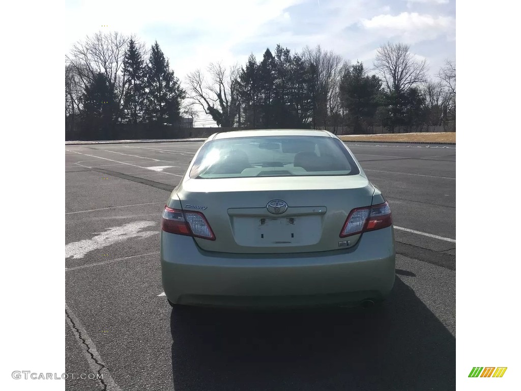 2007 Camry Hybrid - Jasper Green Pearl / Bisque photo #4
