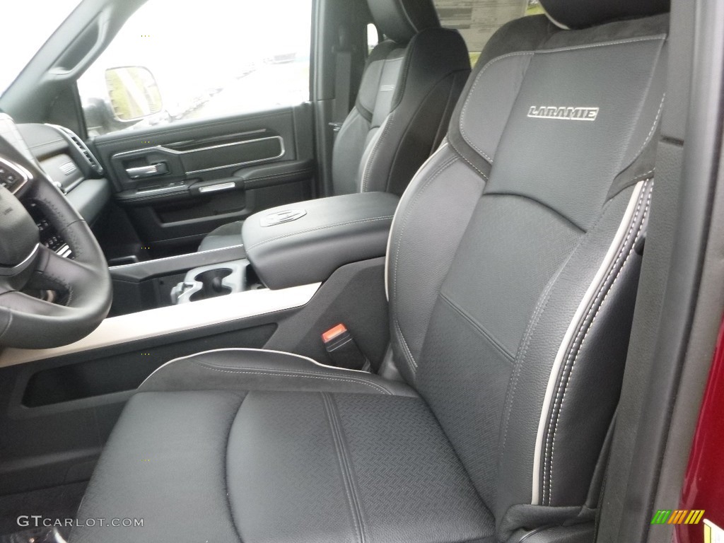Black Interior 2019 Ram 3500 Laramie Crew Cab 4x4 Photo #132740656