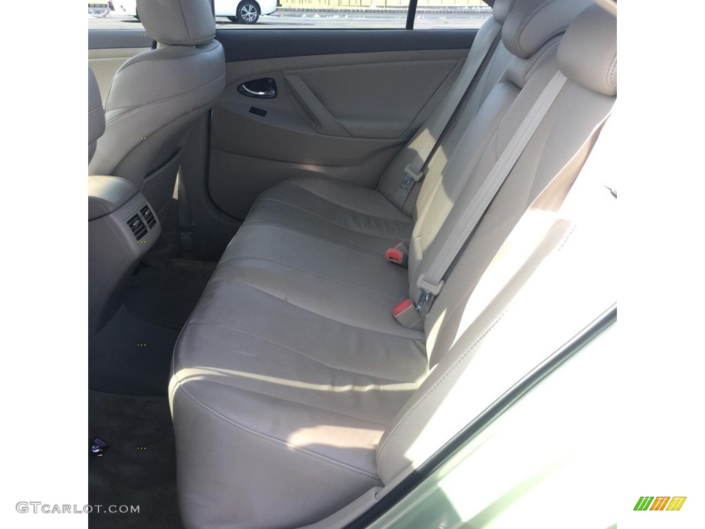 2007 Camry Hybrid - Jasper Green Pearl / Bisque photo #11