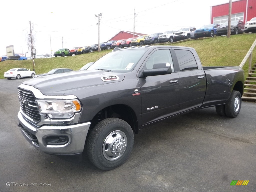 Black 2019 Ram 3500 Big Horn Crew Cab 4x4 Exterior Photo #132740716