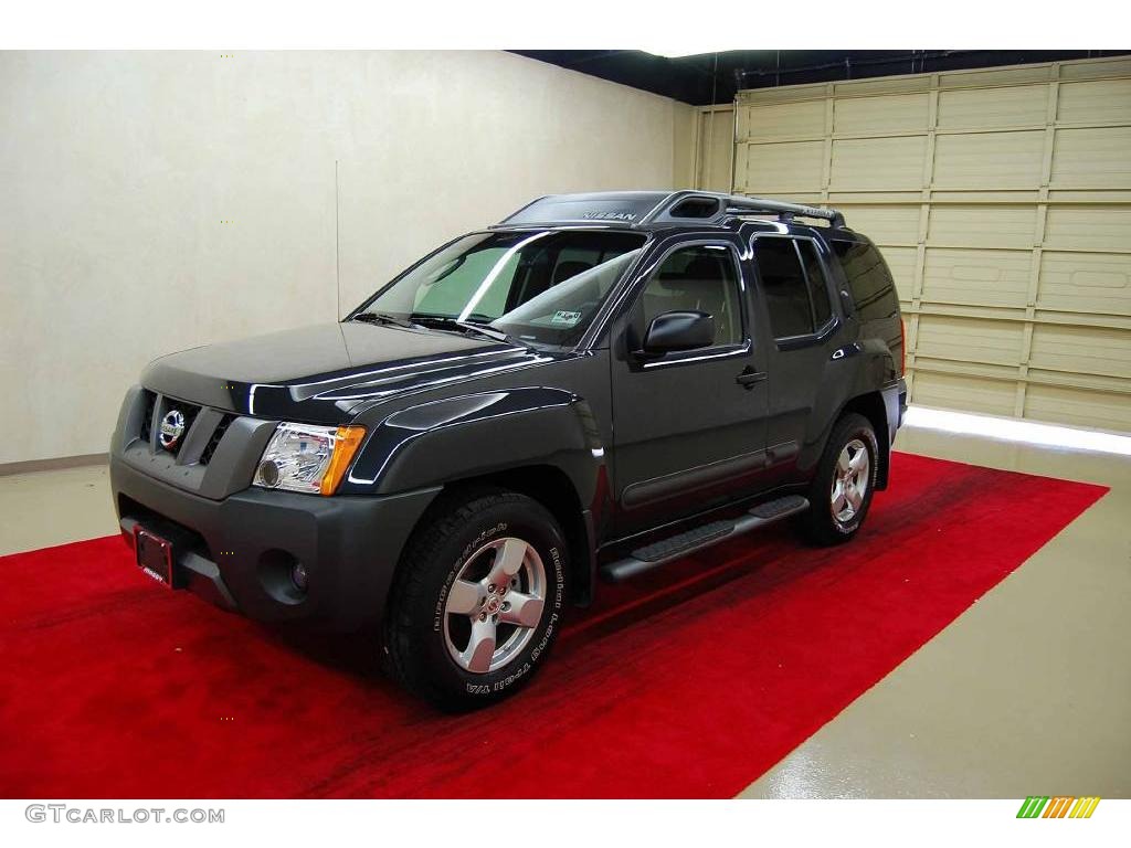 2008 Xterra SE - Night Armor Dark Gray / Sandstone photo #3