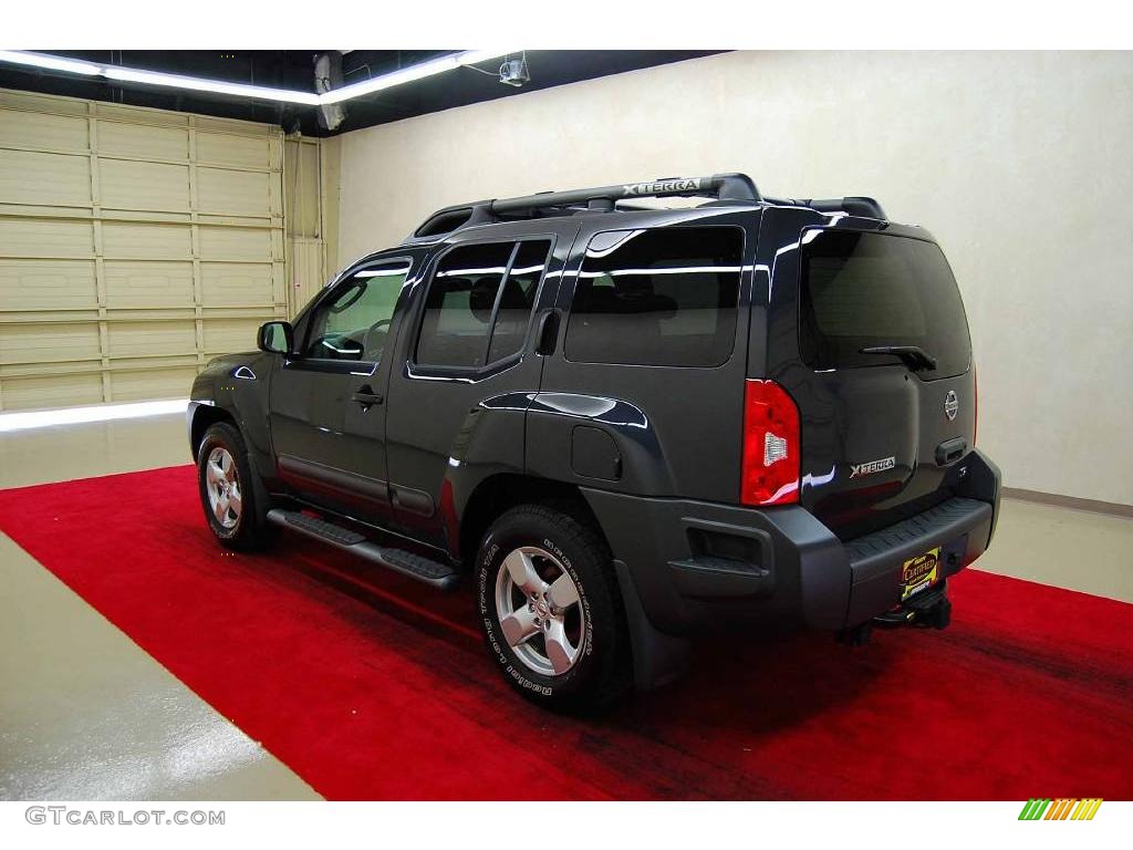 2008 Xterra SE - Night Armor Dark Gray / Sandstone photo #4
