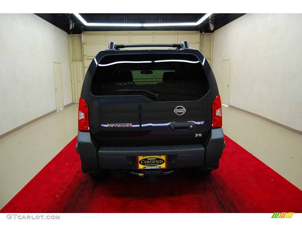 2008 Xterra SE - Night Armor Dark Gray / Sandstone photo #5