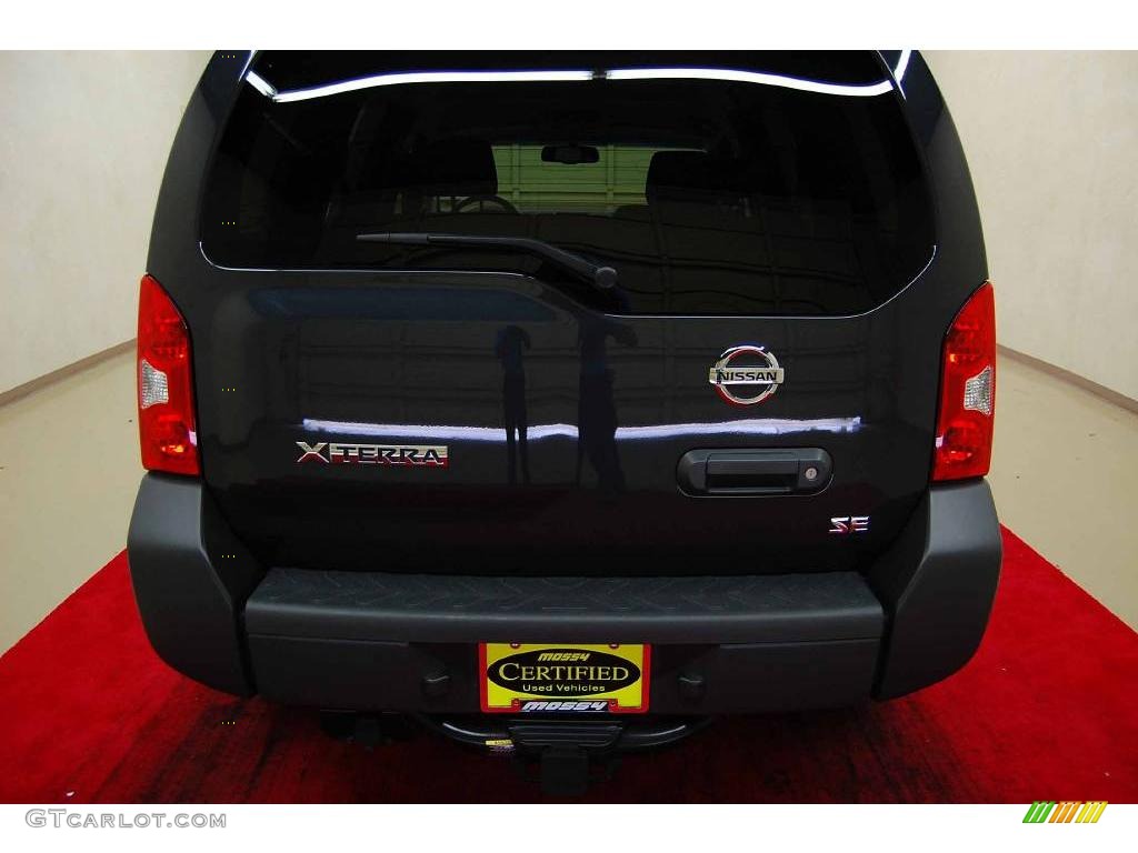 2008 Xterra SE - Night Armor Dark Gray / Sandstone photo #8