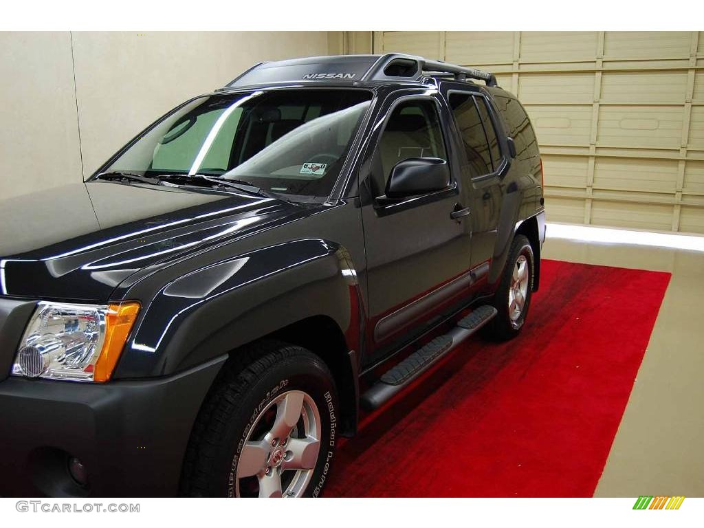 2008 Xterra SE - Night Armor Dark Gray / Sandstone photo #12