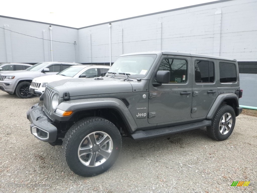 2019 Wrangler Unlimited Sahara 4x4 - Sting-Gray / Black photo #1