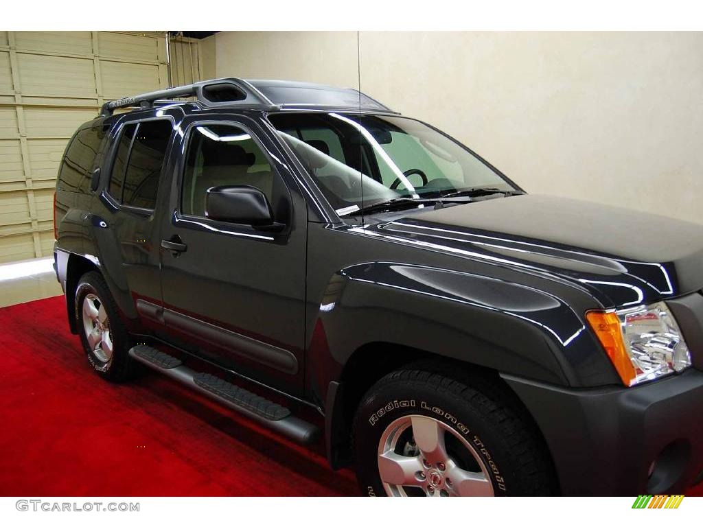 2008 Xterra SE - Night Armor Dark Gray / Sandstone photo #14