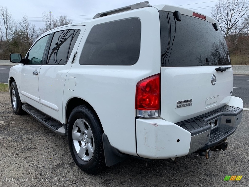 2004 Armada SE 4x4 - Blizzard White / Sand photo #5