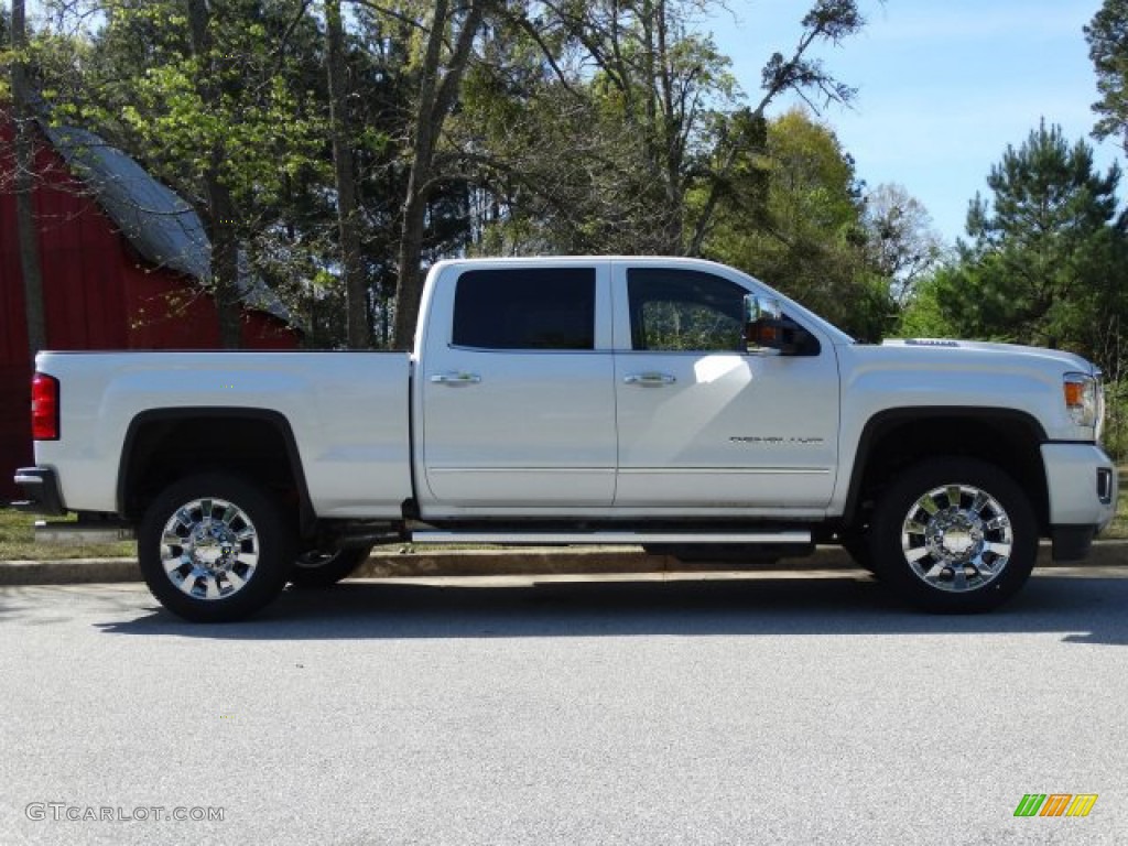 2019 Sierra 2500HD Denali Crew Cab 4WD - White Frost Tricoat / Jet Black photo #2