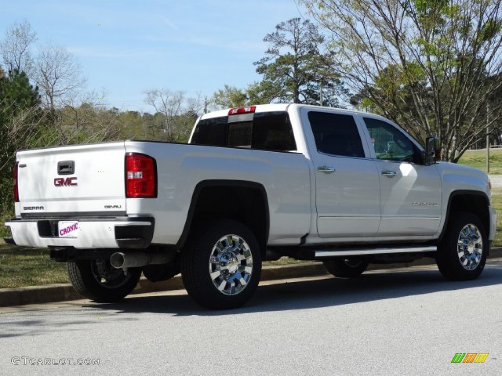 2019 Sierra 2500HD Denali Crew Cab 4WD - White Frost Tricoat / Jet Black photo #3