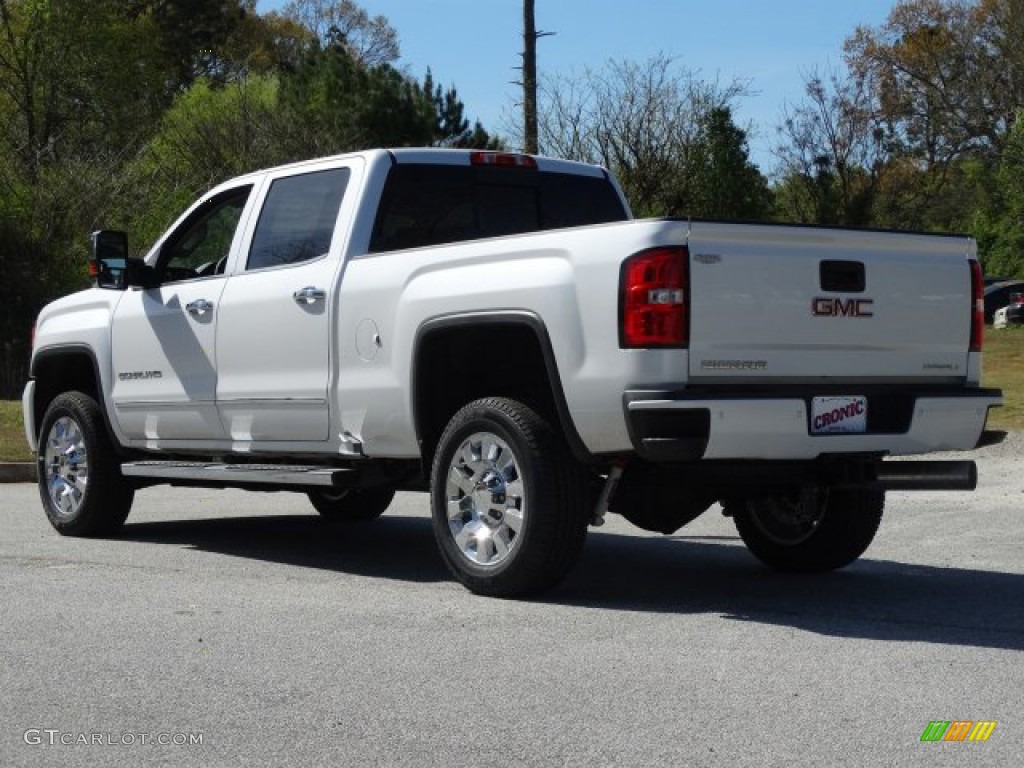 2019 Sierra 2500HD Denali Crew Cab 4WD - White Frost Tricoat / Jet Black photo #6