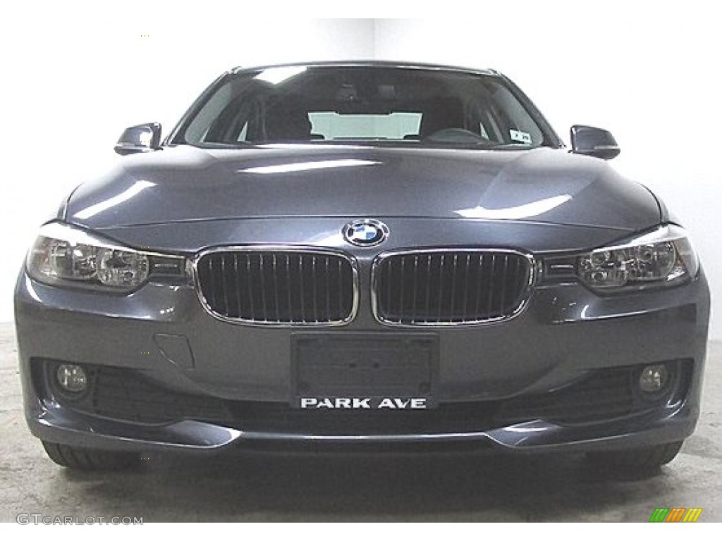 2015 3 Series 320i xDrive Sedan - Mineral Grey Metallic / Black photo #2