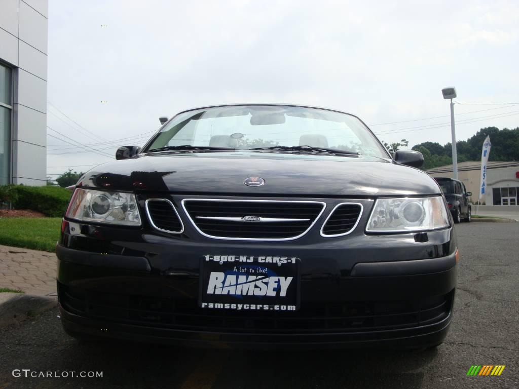 2006 9-3 2.0T Convertible - Jet Black Metallic / Parchment photo #13